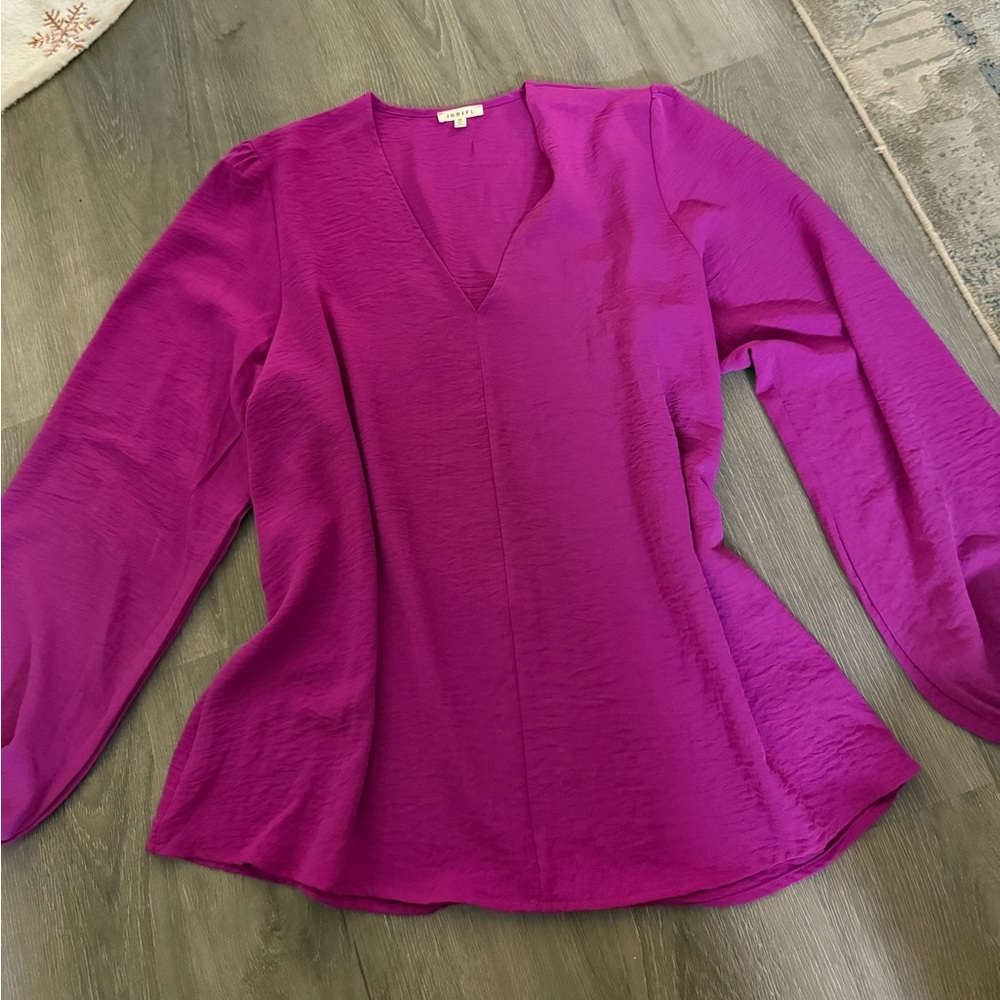 JODIFL Vibrant Magenta Blouse